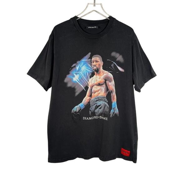 Creed III Shoe Palace Diamond Dame Crewneck Graphic Tee XL Washed in Black - Picture 1 of 7